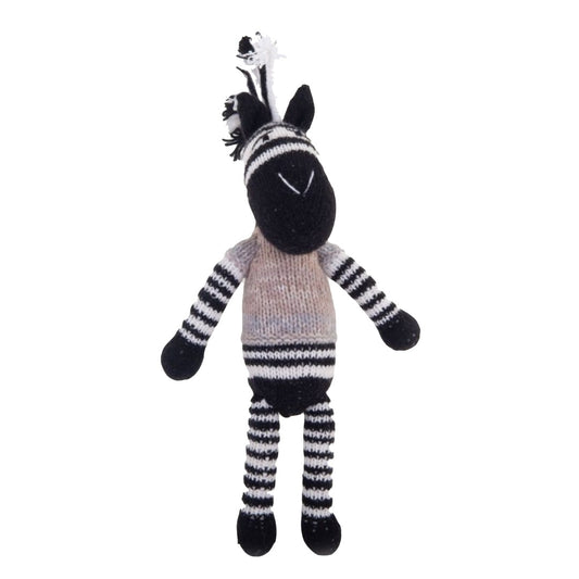 Zebra handmade crochet knit stuffed Doll, Montessori Play, Nursery Decor, Baby Shower Gifts . Granddaughter, niece, nephew & grandson