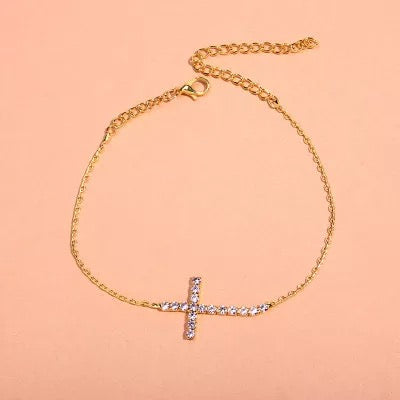 Cross Anklet