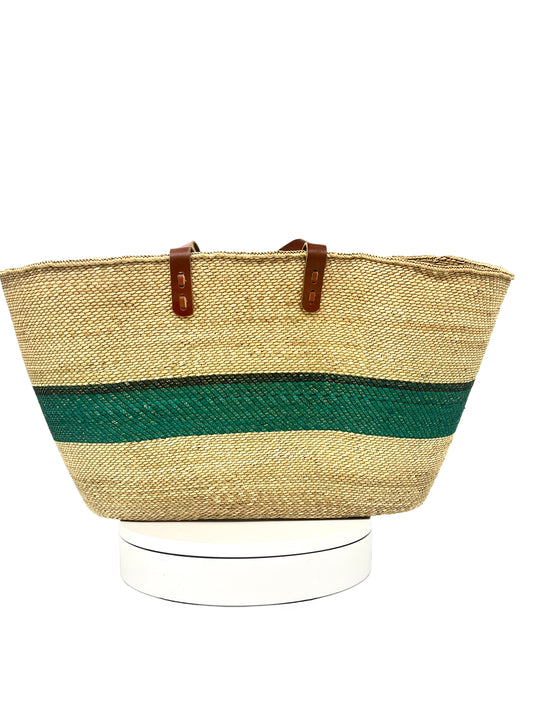 Neema Handwoven Tote Basket Bag