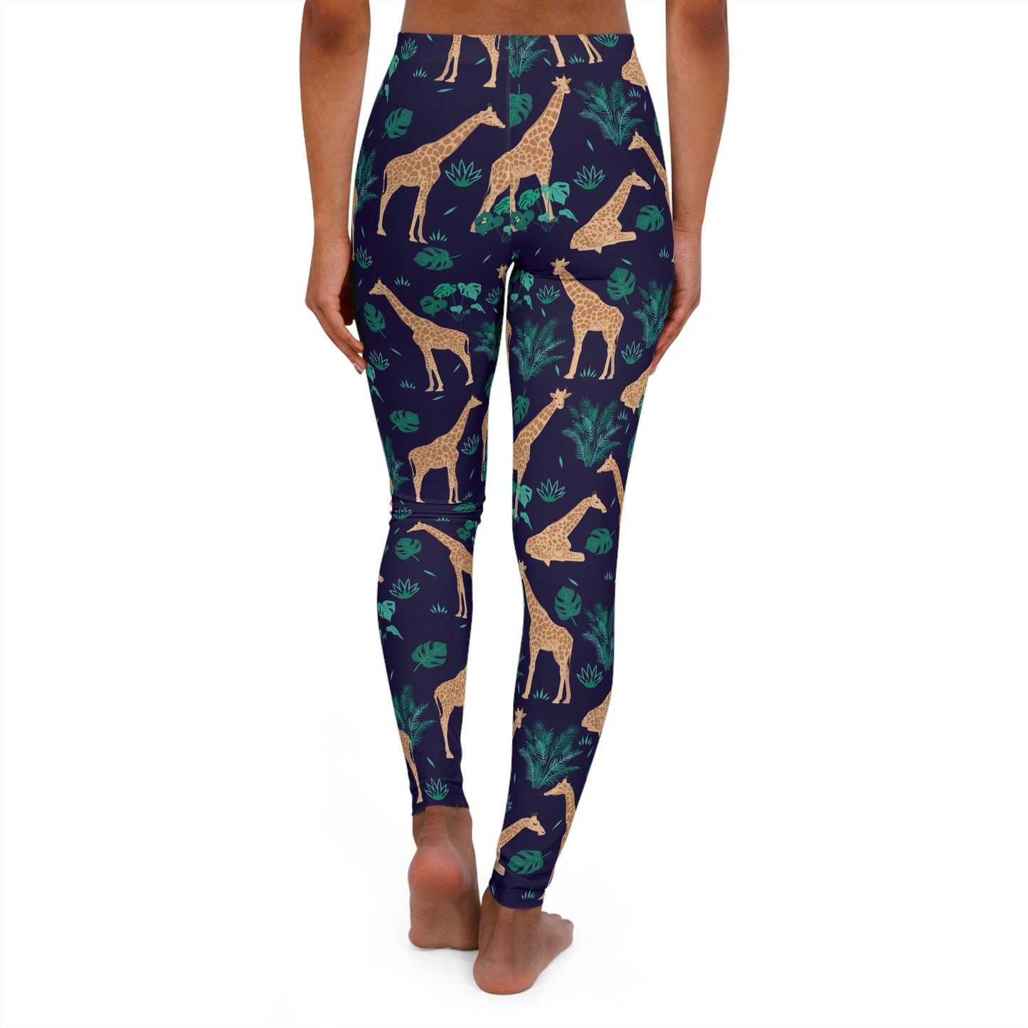 Giraffe animal kingdom, Safari Women Leggings, One of a Kind Gift - Unique Workout Activewear tights for Wife, Girlfriend, Mothers Day Gift