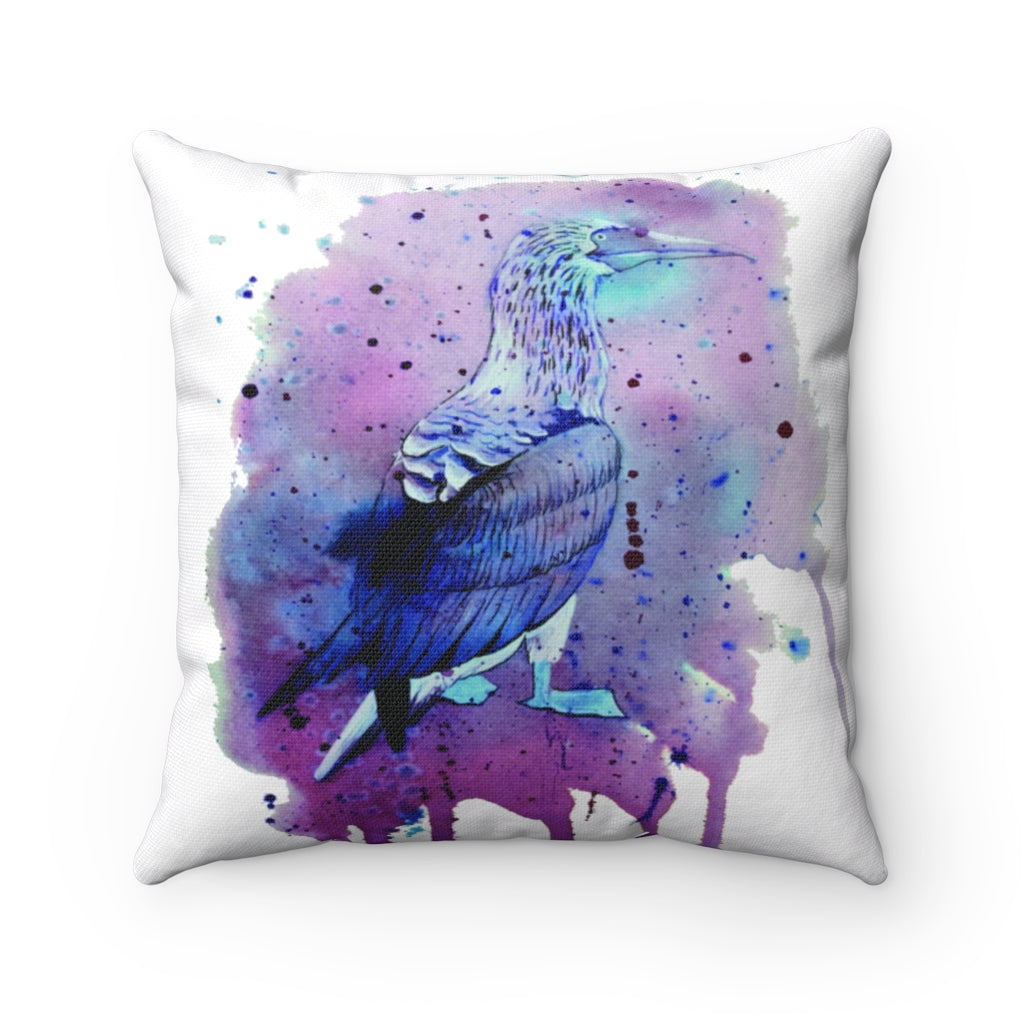 Bobby Watercolor Spun Polyester Square Pillow