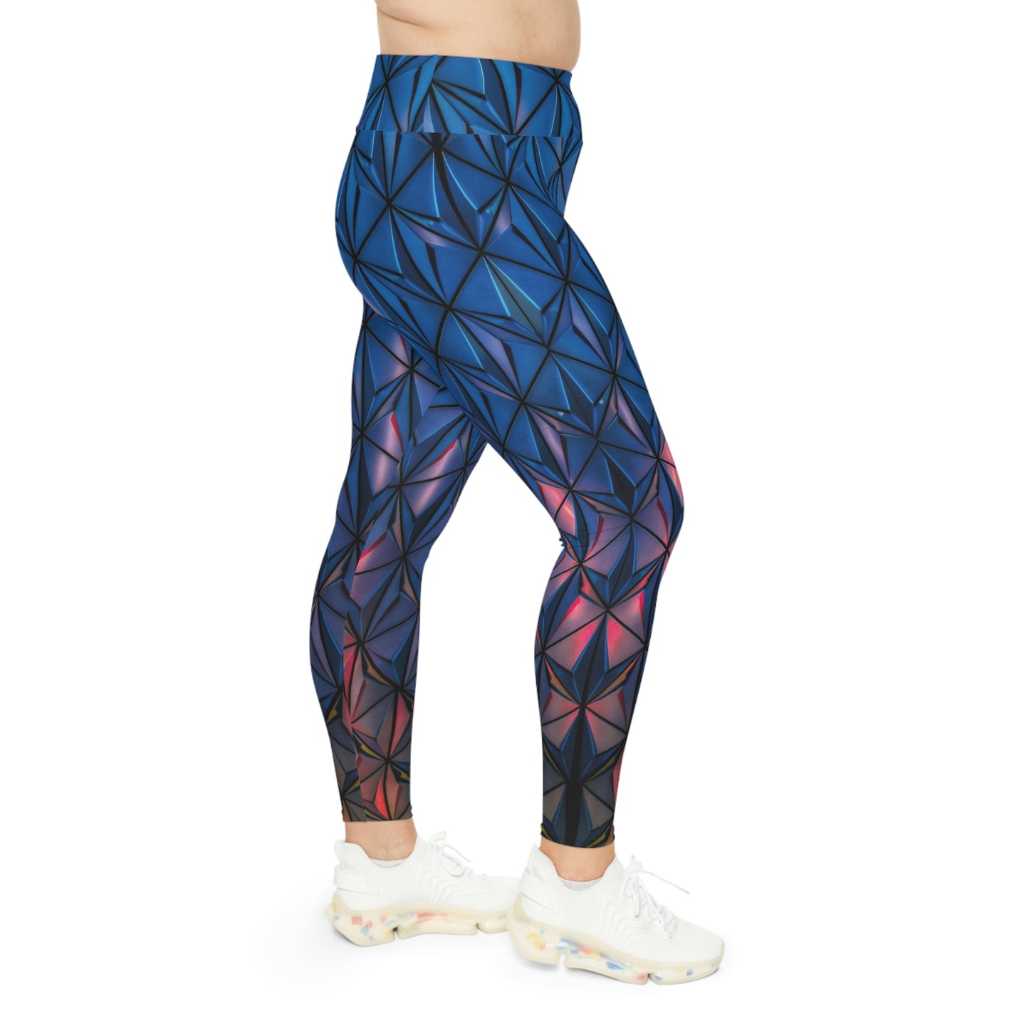 Robot Plus Size Leggings Plus Size Leggings One of a Kind Gift - Unique Workout Activewear tights for Mom fitness, Mothers Day, Girlfriend Christmas Gift