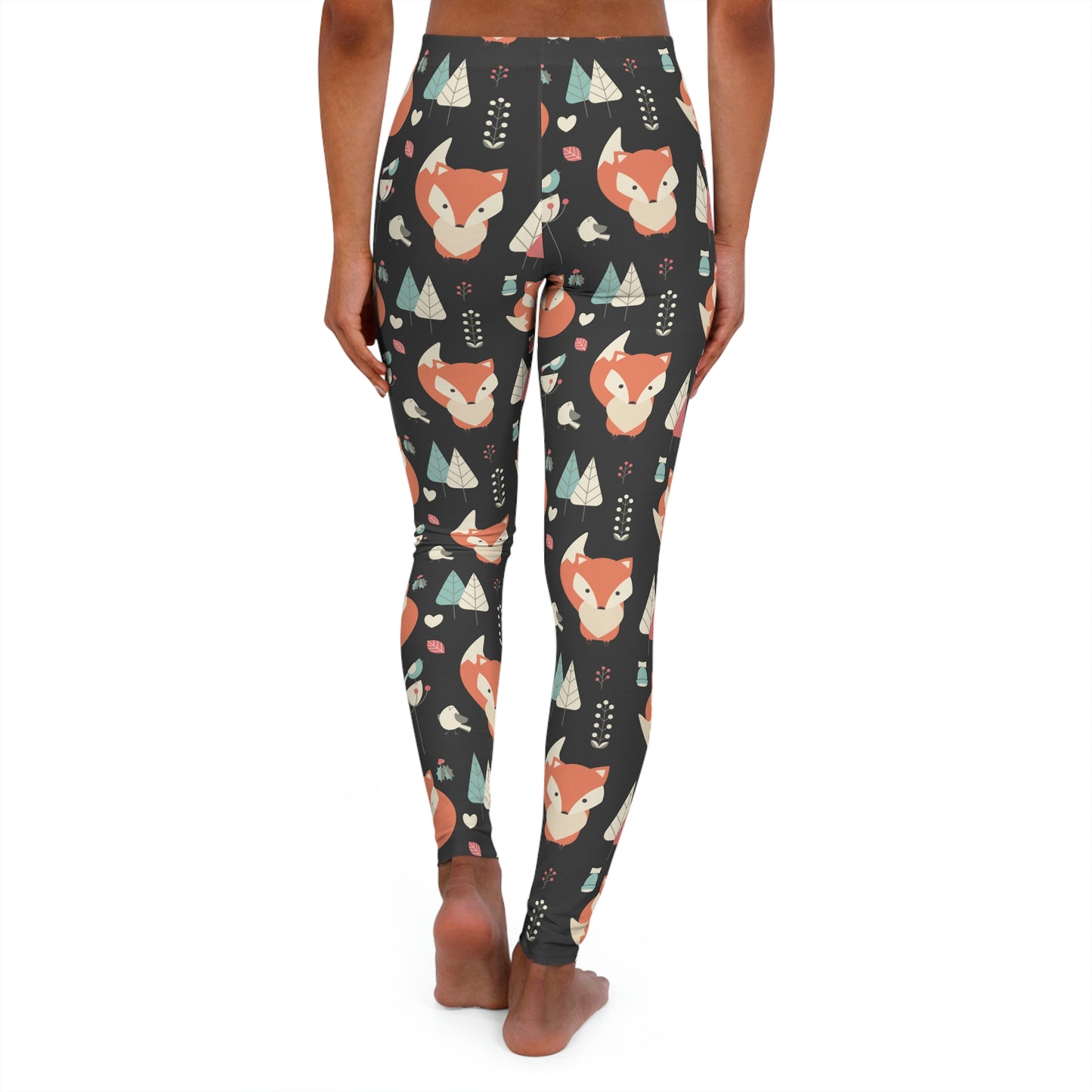 Fox Safari Animal Kingdom  Women Leggings . One of a Kind Workout Activewear tights for Mothers Day, Girlfriend, Gift for Her