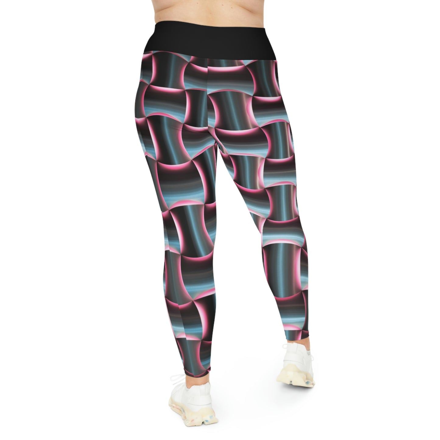 Robot Plus Size Leggings Plus Size Leggings One of a Kind Gift - Unique Workout Activewear tights for Mom fitness, Mothers Day, Girlfriend Christmas Gift