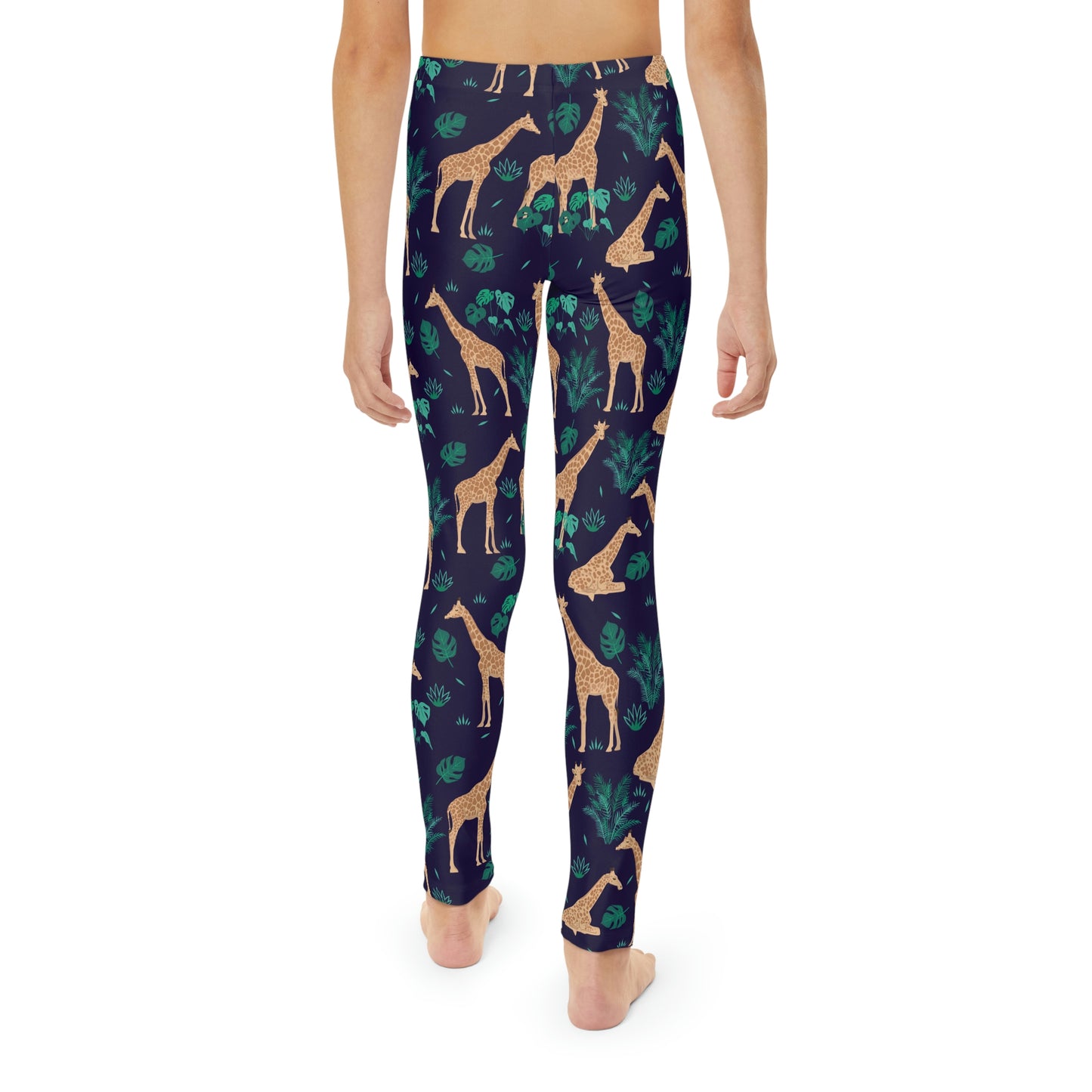 Giraffe animal kingdom, Safari Youth Leggings,  One of a Kind Gift - Unique Workout Activewear tights for kids, Daughter, Niece  Christmas Gift