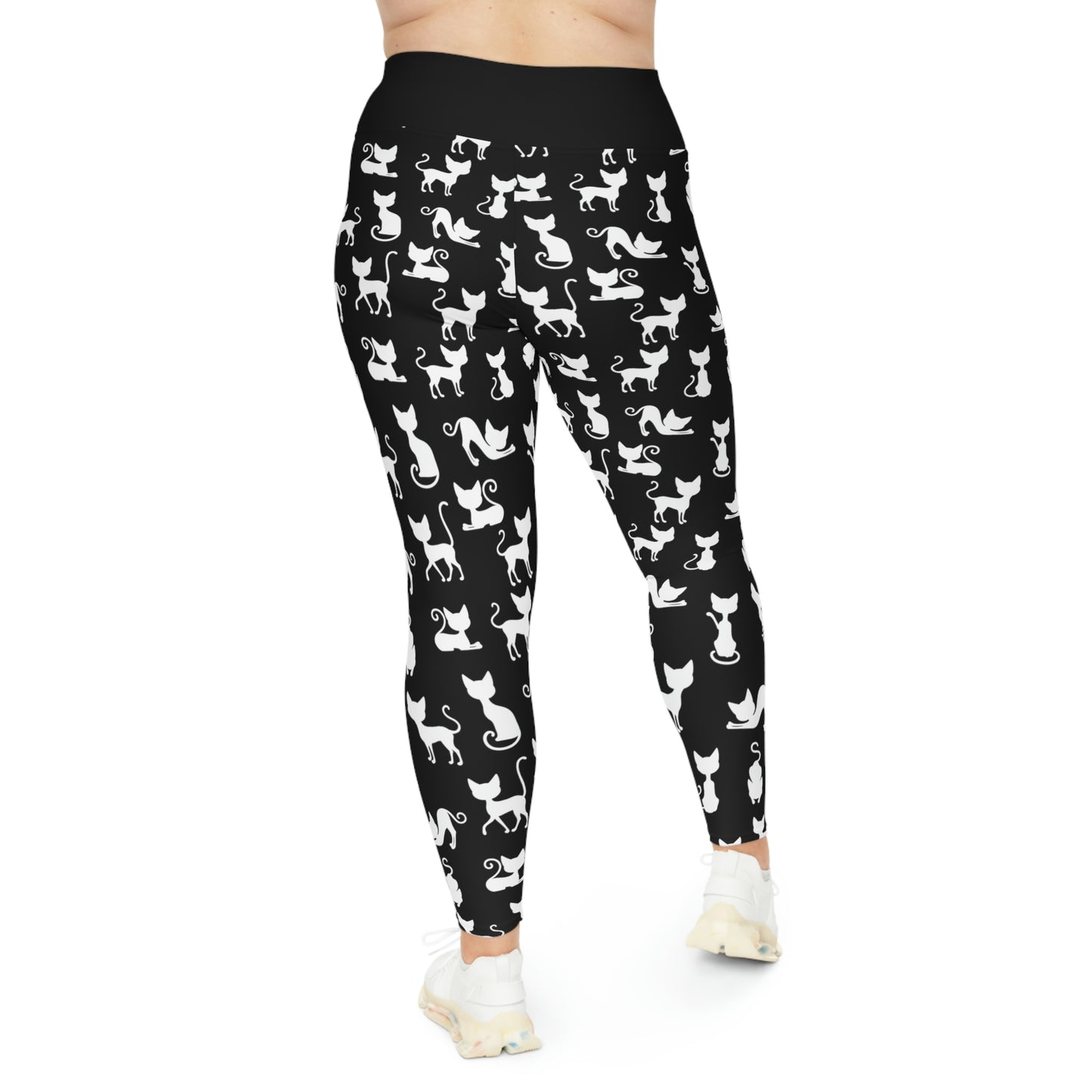 Cat Mom Plus Size Leggings, One of a Kind Workout Activewear for Wife Fitness, Best Friend, mom and me tights, Mothers day , Christmas Gift