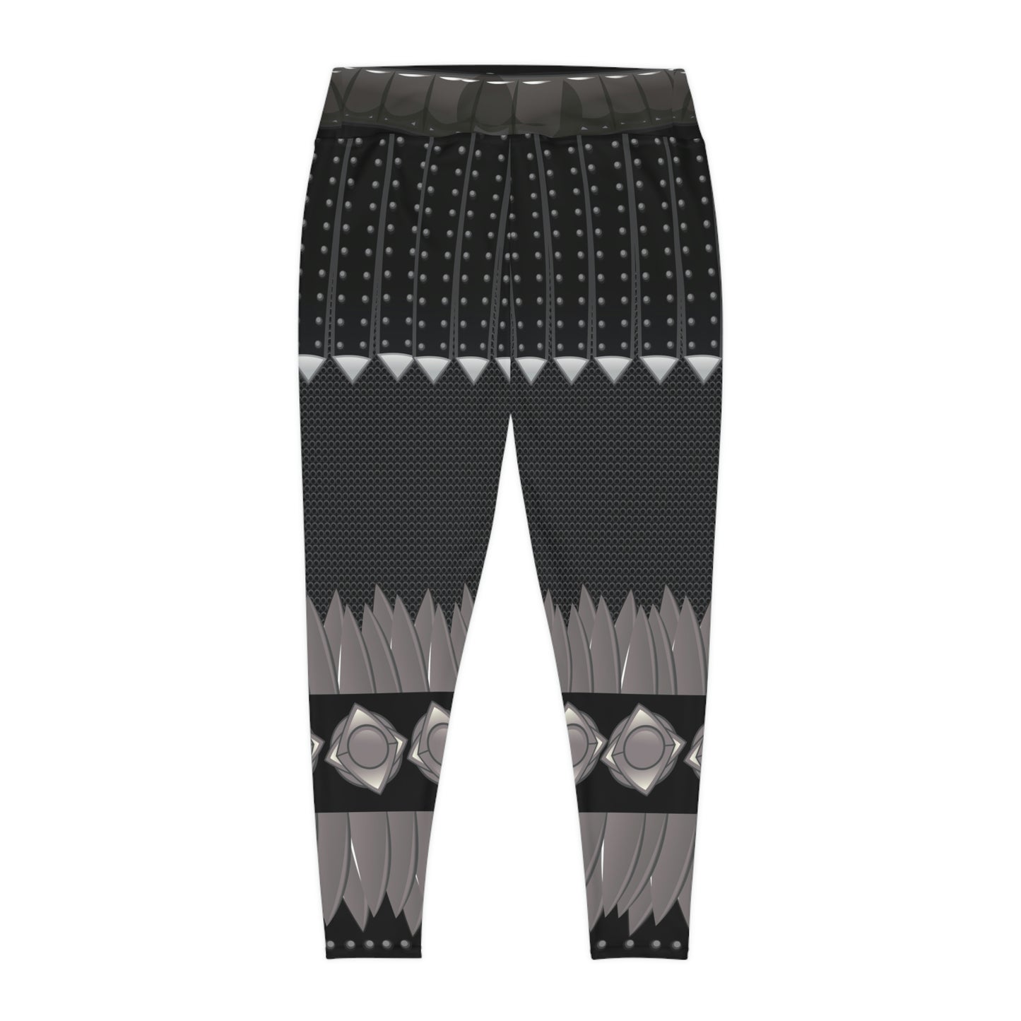 Viking Pants Cute Plus Size Leggings, One of a Kind Gift - Unique Workout Activewear tights for Wife fitness, Mother, Girlfriend Christmas Gift