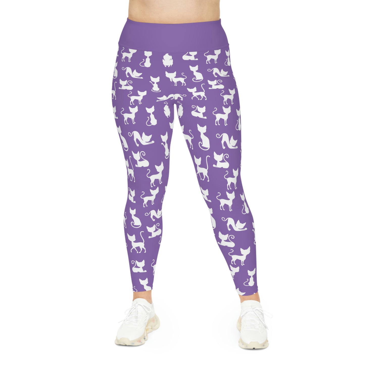 Cat Mom Pawsome Plus Size Leggings Plus Size Leggings One of a Kind Gift - Unique Workout Activewear tights for  kids Fitness , Daughter, Niece  Christmas Gift