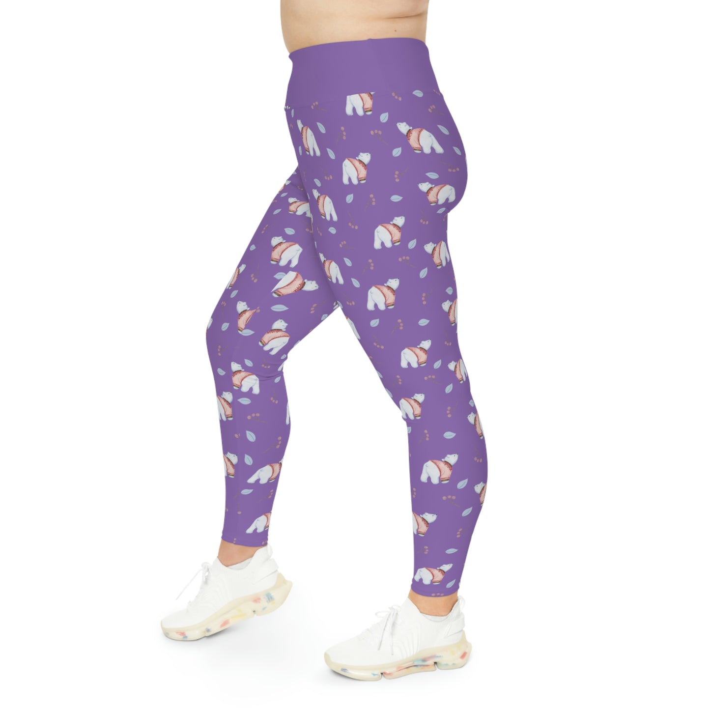 Dog Mom Plus Size Leggings One of a Kind Gift - Unique Workout Activewear tights for Mom fitness, Mothers Day, Girlfriend Christmas Gift