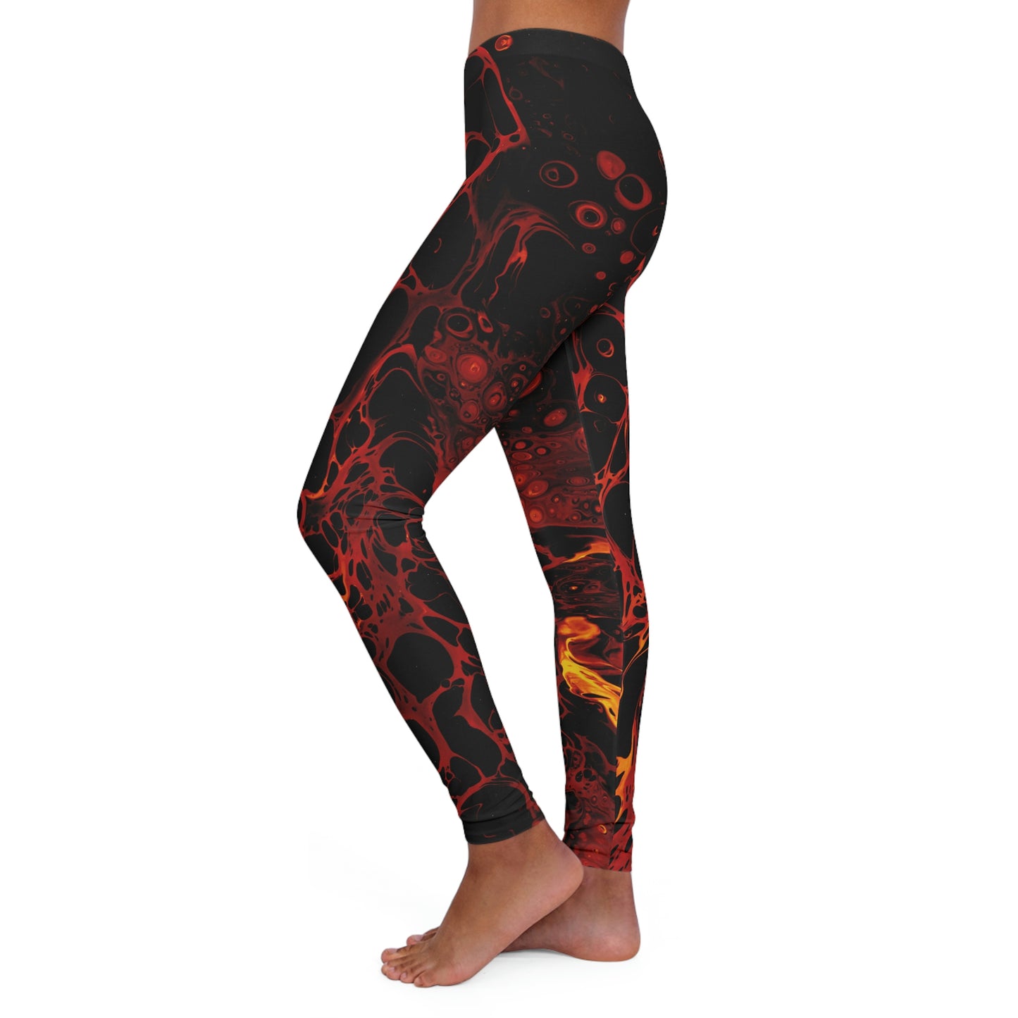 Lava Women Cute Summer Leggings, One of a Kind Gift - Workout Activewear tights for Mothers Day, Girlfriend