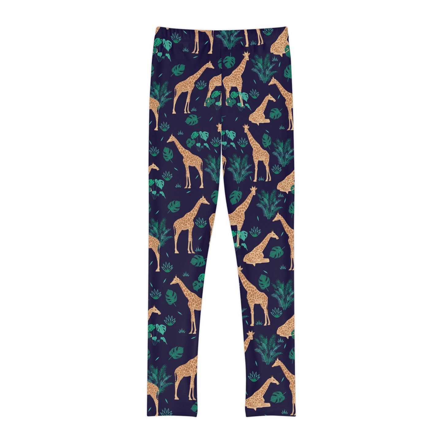 Giraffe animal kingdom, Safari Youth Leggings,  One of a Kind Gift - Unique Workout Activewear tights for kids, Daughter, Niece  Christmas Gift