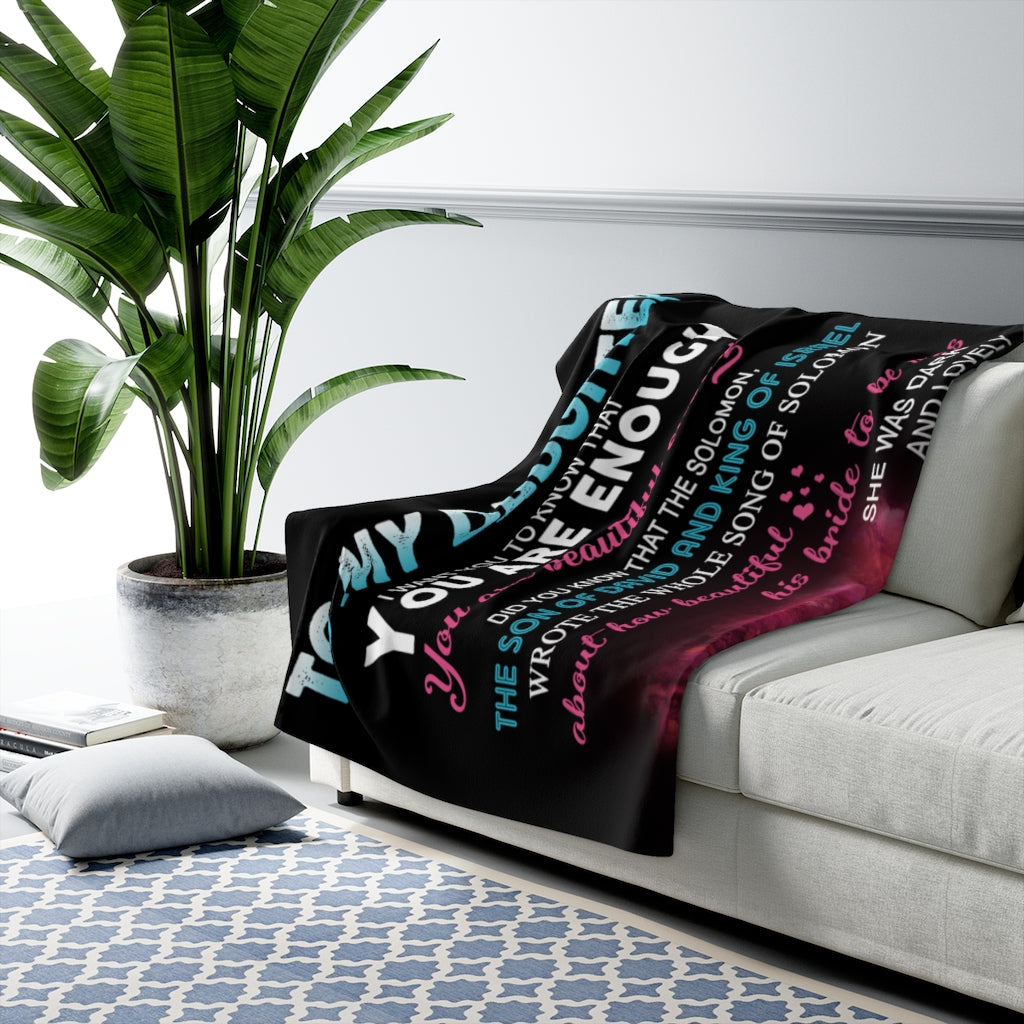 Wakanda Sherpa Fleece Blanket (Daughter from Dad)