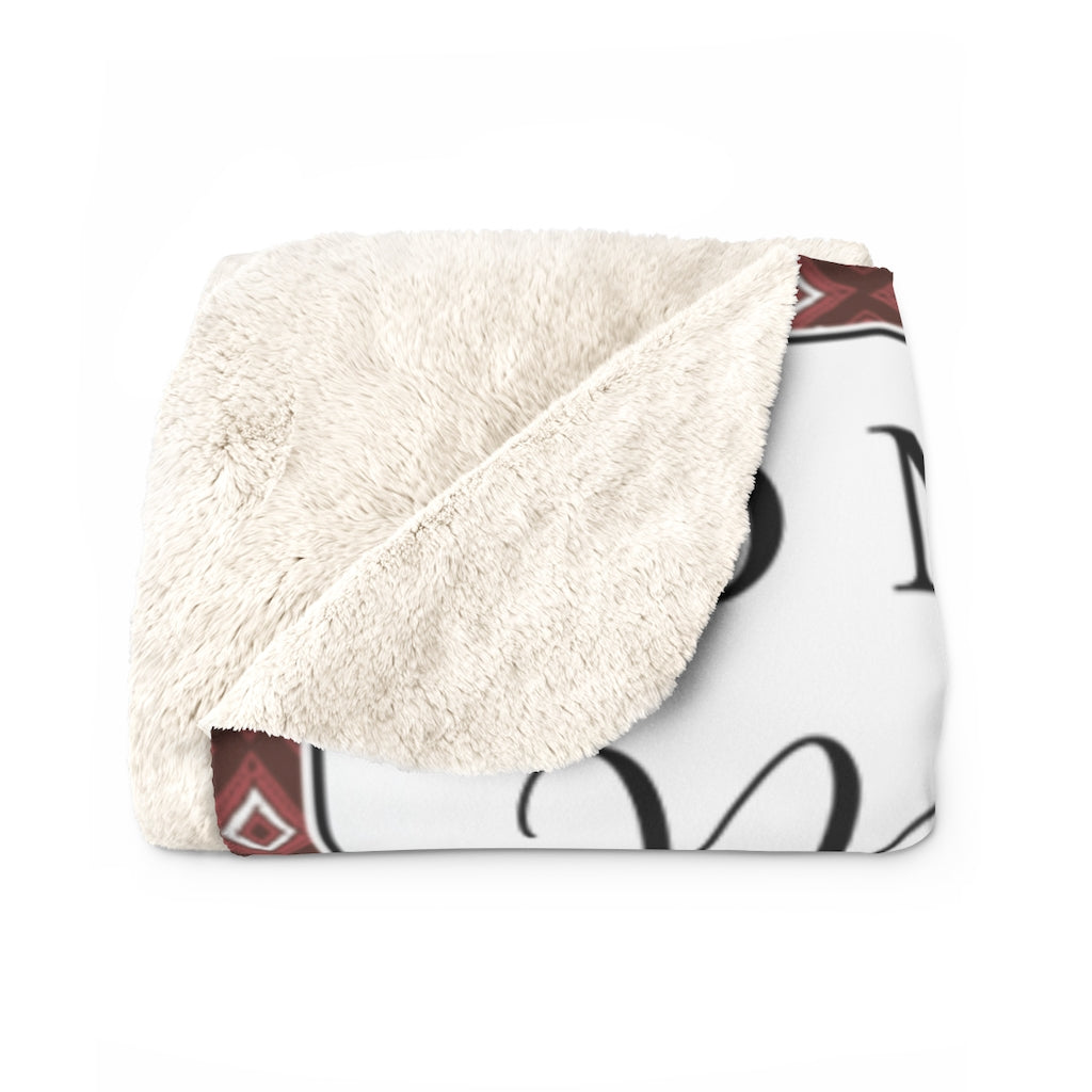 Mommin Sherpa Fleece Blanket ( Daughter from Dad)