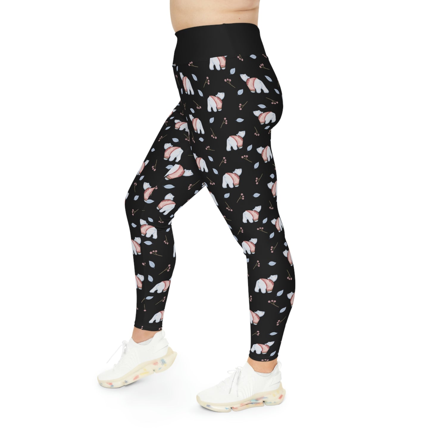 Dog Mom Plus Size Leggings One of a Kind Gift - Unique Workout Activewear tights for Mom fitness, Mothers Day, Girlfriend Christmas Gift