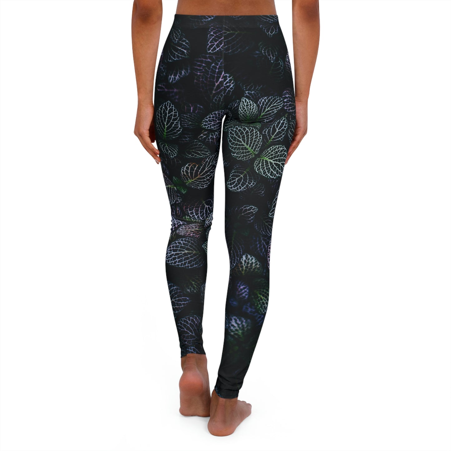 Fall Leaves Plus Size Leggings Cute Leggings, One of a Kind Gift - Workout Activewear tights for Mothers Day, Girlfriend