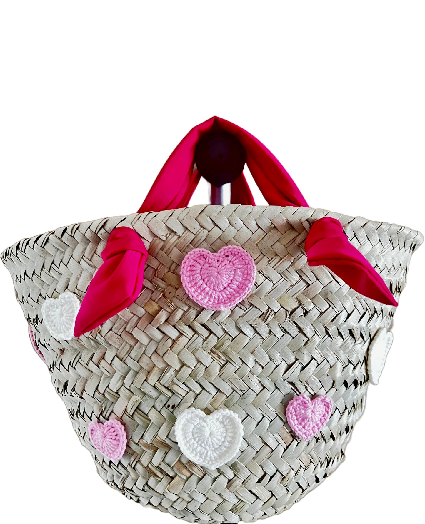 Valentine gift bag, birthday special occassion Hearts Gift Bag ,Handwoven Basket Bag, beach bag, basket bag, african basket, tote bag, market basket