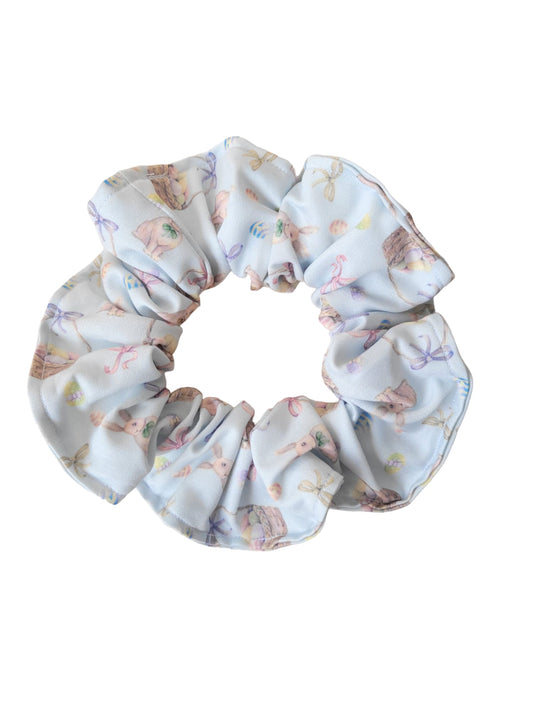 Oversized cotton bunny print scrunchies| XXL Scrunchies | Jumbo Scrunchies | Silky Satin Scrunchies |Soft Scrunchies | Hair Scrunchies | Bridal Scrunchies | Bridesmaid Scrunchies | Gift Scrunchies