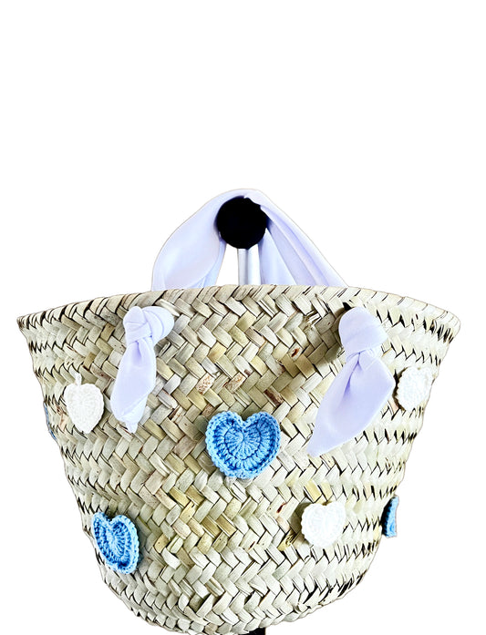 Valentine gift bag, birthday special occassion Hearts Gift Bag ,Handwoven Basket Bag, beach bag, basket bag, african basket, tote bag, market basket