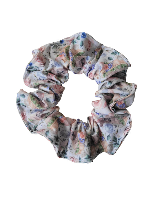 Oversized cotton bunny print scrunchies| XXL Scrunchies | Jumbo Scrunchies | Silky Satin Scrunchies |Soft Scrunchies | Hair Scrunchies | Bridal Scrunchies | Bridesmaid Scrunchies | Gift Scrunchies